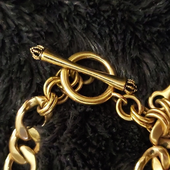OG Juicy Couture gold heart charm bracelet - Picture 3 of 4